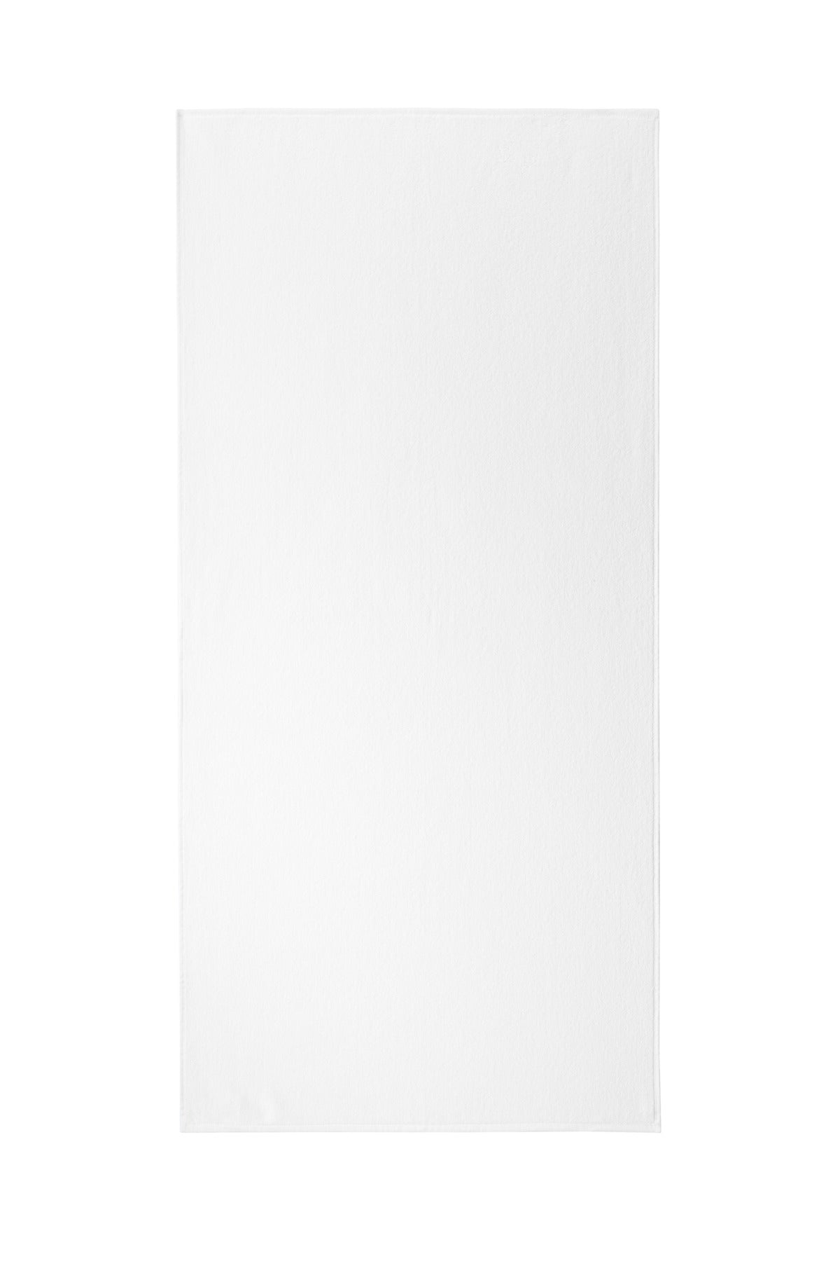 Front View of White Port Authority Value Beach Towel PT44