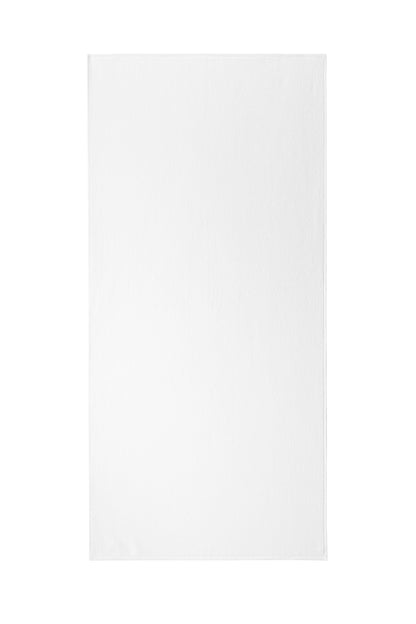 Front View of White Port Authority Value Beach Towel PT44