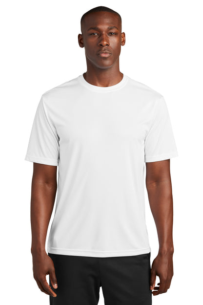 Front View of White Sport-Tek Tall PosiCharge Competitor Tee. TST350