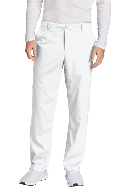 Front View of White Wink Men's Premiere Flex Cargo Pant WW5058