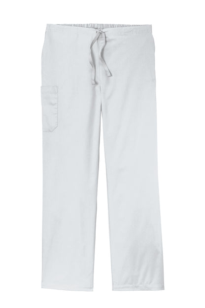 Front View of White Wink Unisex WorkFlex Cargo Pant WW3150