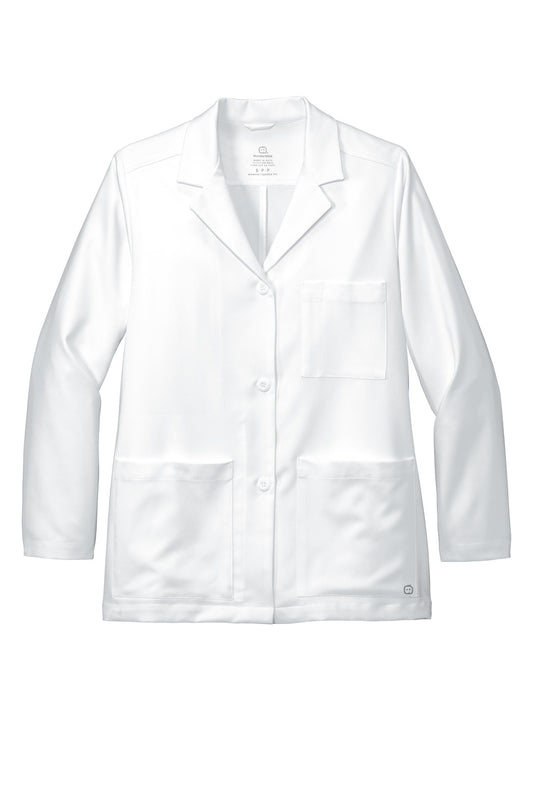 Front View of White Wink Women's Consultation Lab Coat WW4072