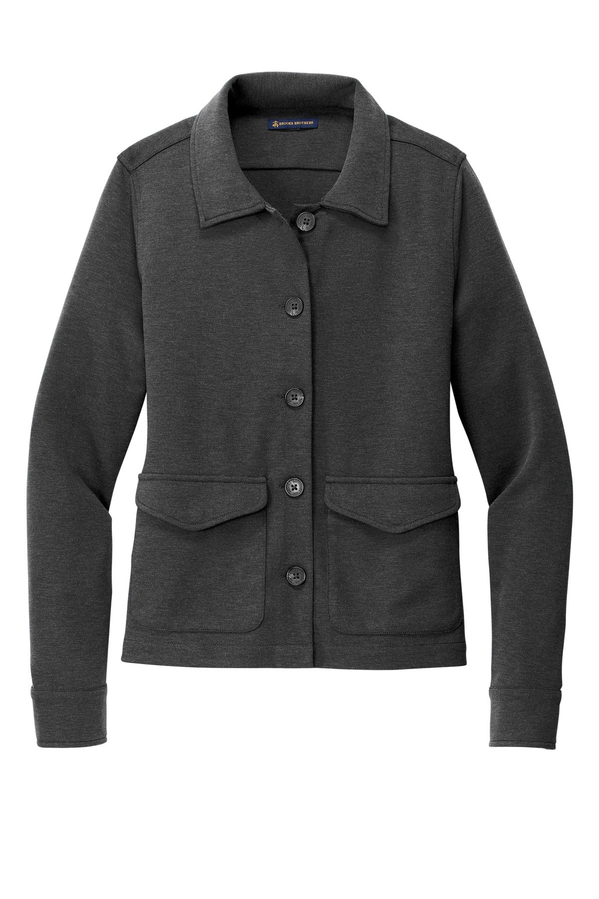 Front View of WindsorGyH Brooks Brothers Women's Mid-Layer Stretch Button Jacket BB18205