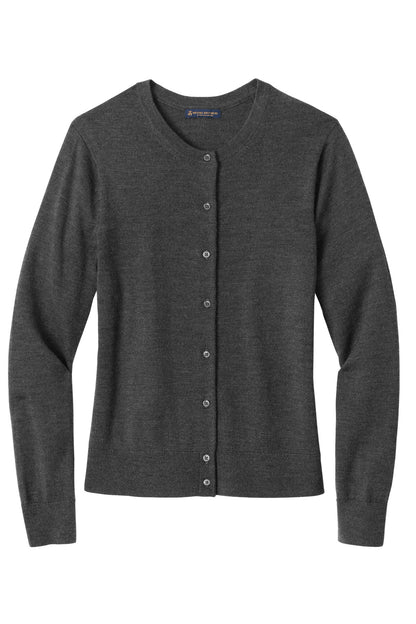 Front View of WindsorGyH Brooks Brothers Women's Washable Merino Cardigan Sweater BB18413