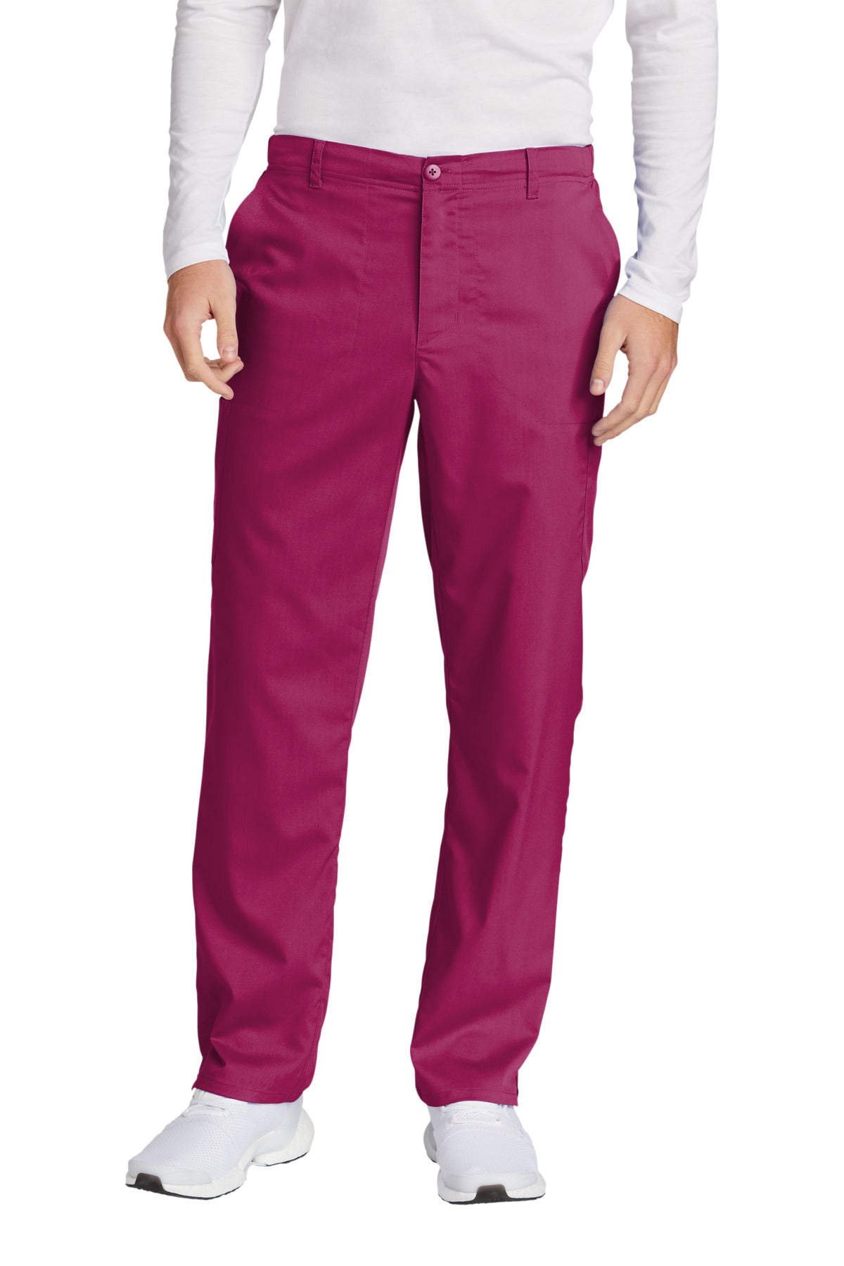 Front View of Wine Wink Men's Premiere Flex Cargo Pant WW5058