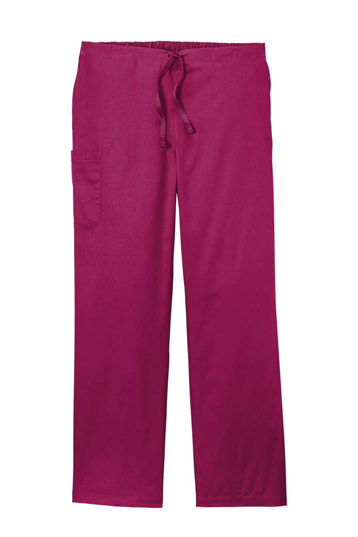 Front View of Wine Wink Unisex Tall WorkFlex Cargo Pant WW3150T