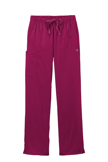 Front View of Wine Wink Women's Premiere Flex Cargo Pant WW4158