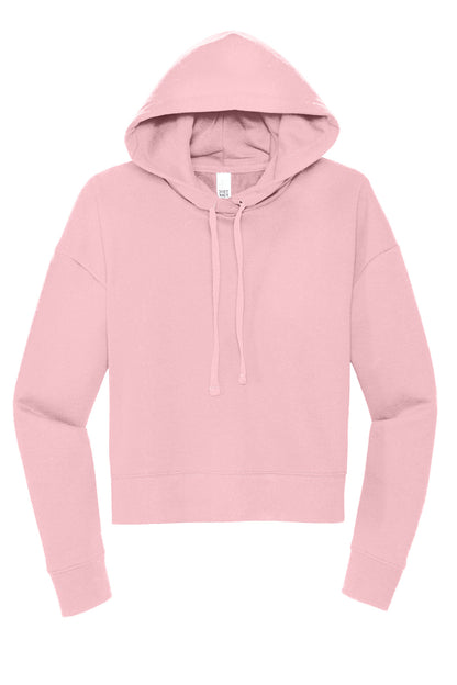 Front View of Wisteria District Women's V.I.T. Fleece Hoodie DT6101