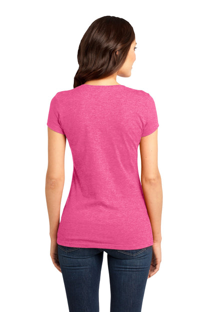 Fuchsia Frost District Women's Fitted Very Important Tee . DT6001