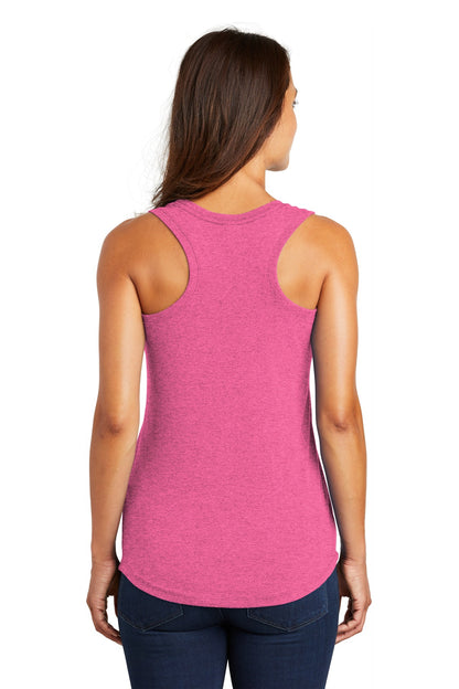 Fuchsia Frost District Women's Perfect Tri Racerback Tank. DM138L
