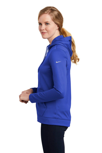 Game Royal Nike Women's Therma-FIT Full-Zip Fleece Hoodie. NKAH6264