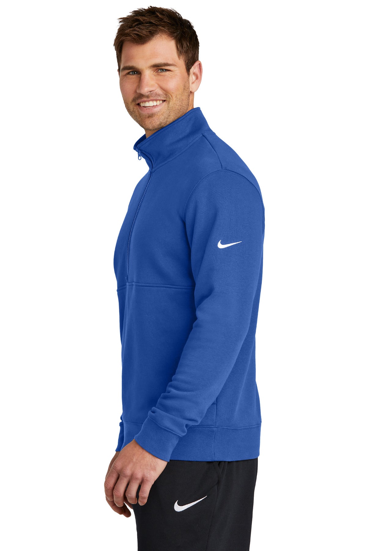 GameRoyal Nike Club Fleece Sleeve Swoosh 1/2-Zip NKDX6718