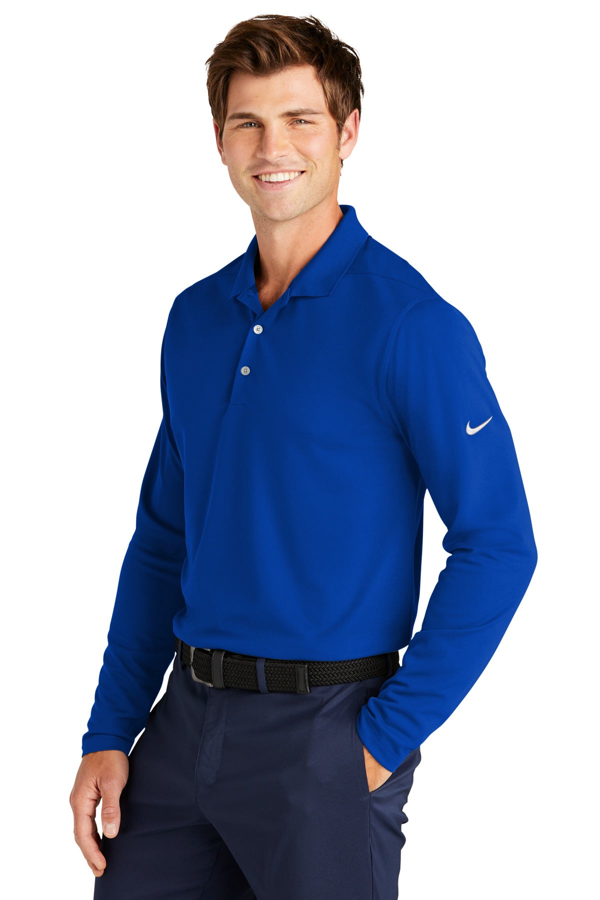 GameRoyal Nike Dri-FIT Micro Pique 2.0 Long Sleeve Polo NKDC2104