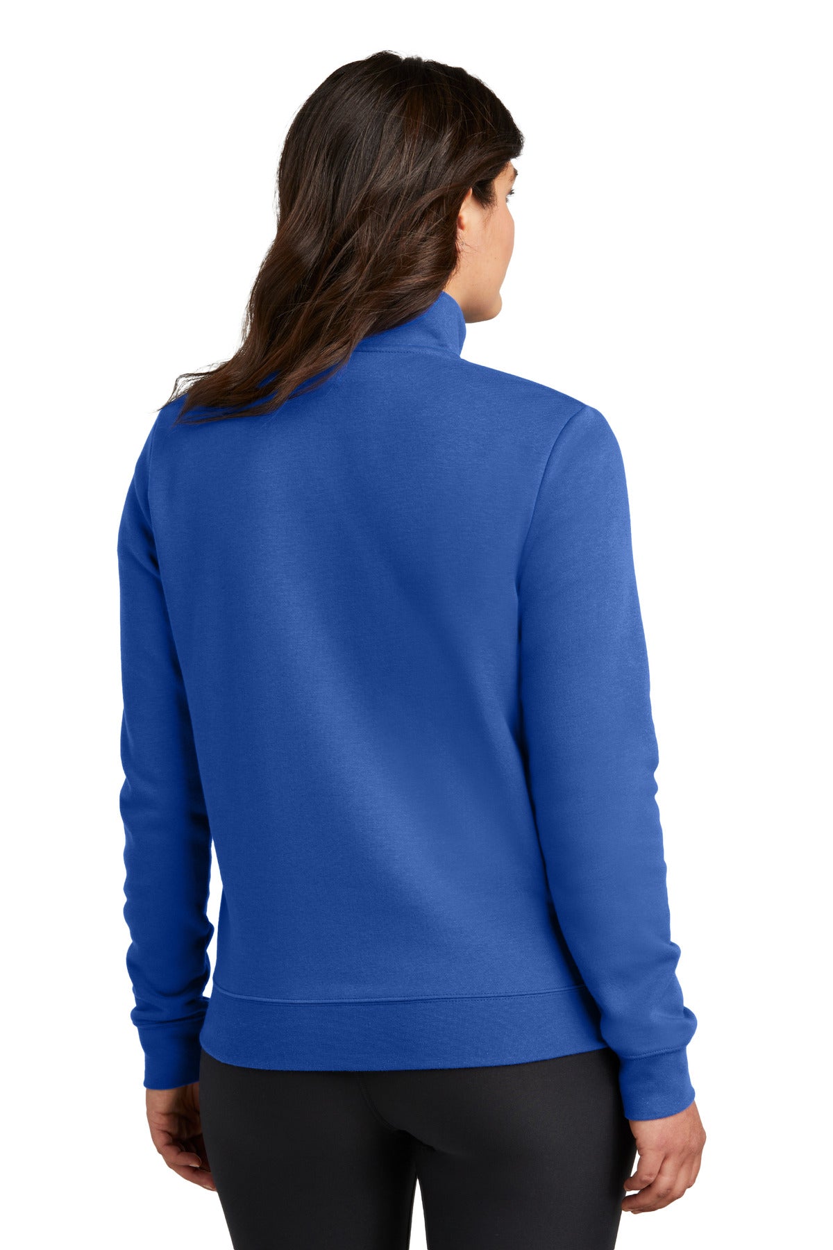 GameRoyal Nike Women's Club Fleece Sleeve Swoosh 1/2-Zip NKDX6720
