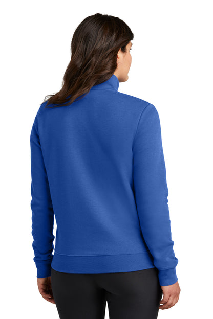 GameRoyal Nike Women's Club Fleece Sleeve Swoosh 1/2-Zip NKDX6720