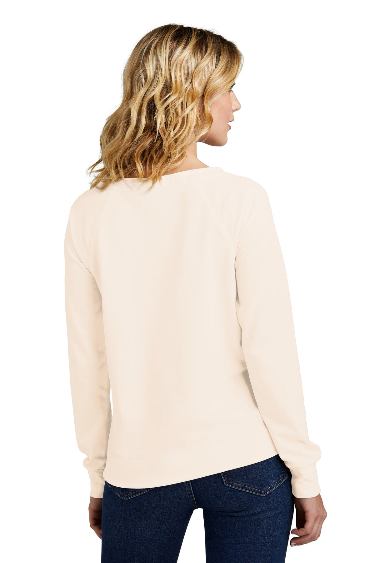 Gardenia District Women's Featherweight French Terry Long Sleeve Crewneck DT672