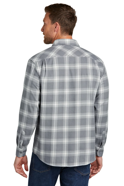 G/CrOpnPld Port Authority Plaid Flannel Shirt. W668