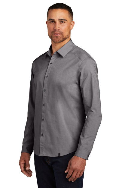 Gear Grey Hthr OGIO Commuter Woven Shirt. OG1002