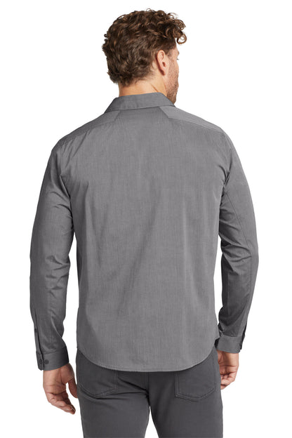 Gear Grey Hthr OGIO Commuter Woven Shirt. OG1002