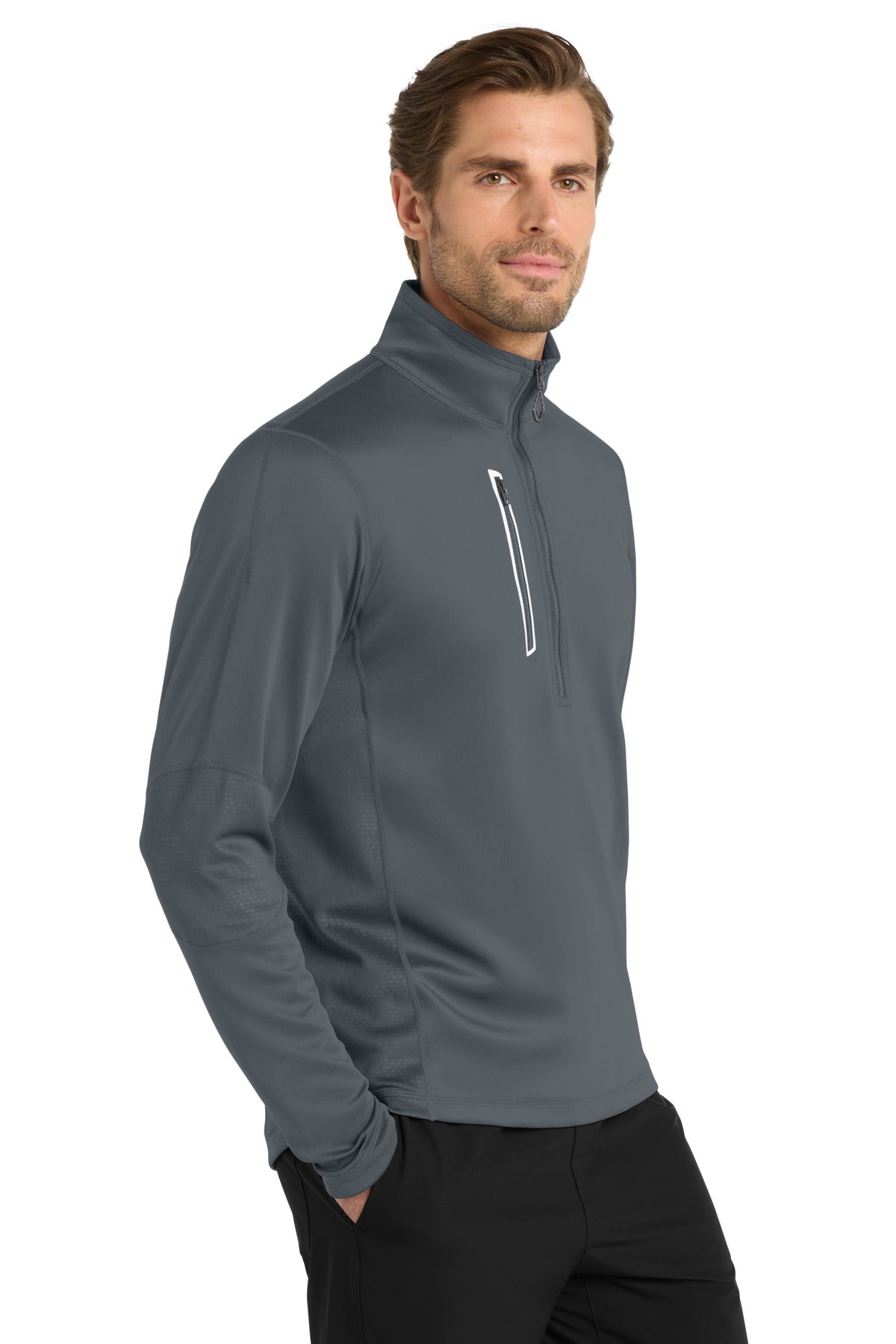 Gear Grey OGIO Fulcrum 1/4-Zip. OE701