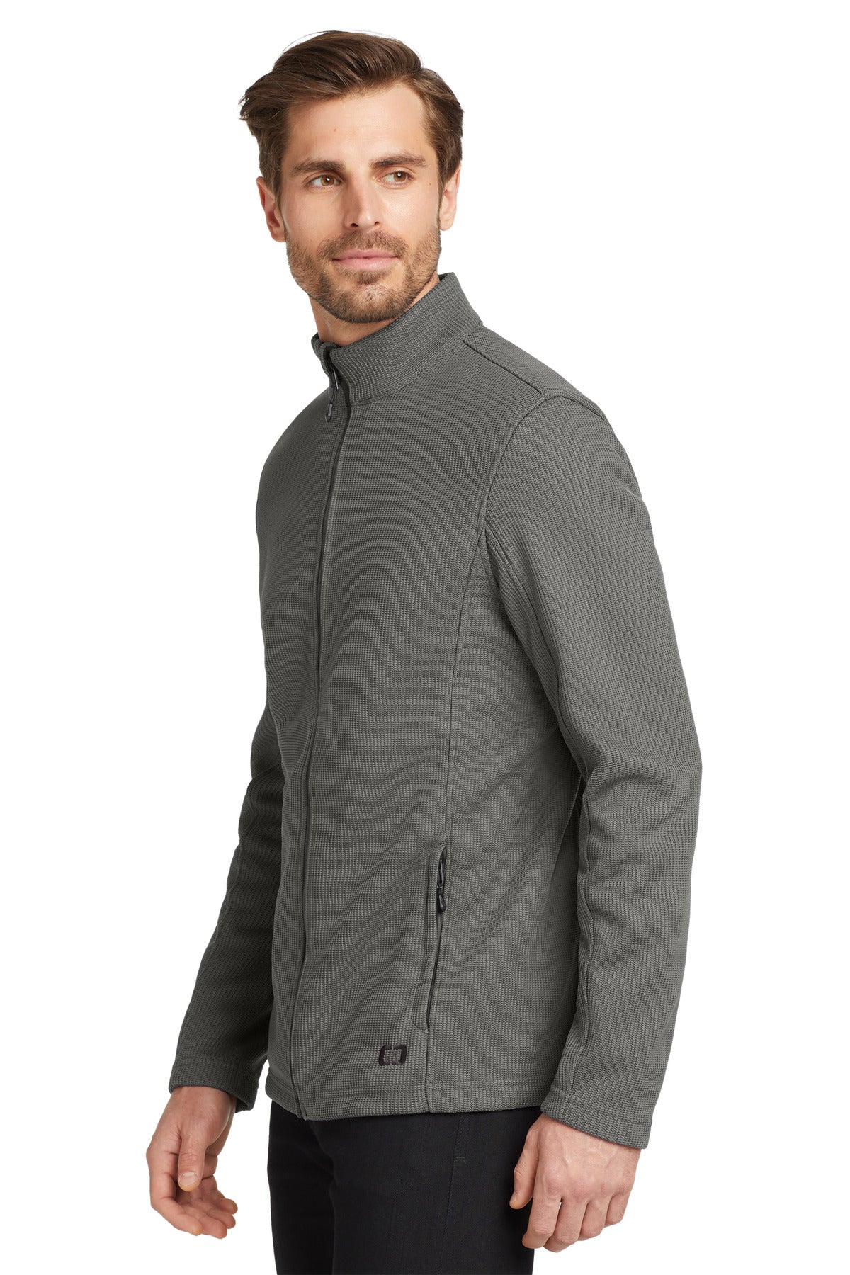 Gear Grey OGIO Grit Fleece Jacket. OG727
