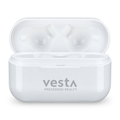 White iLive™ Truly Wireless Earbuds with Active Noise Canceling