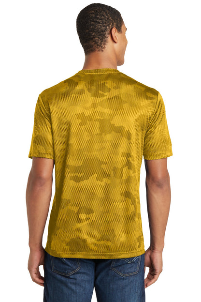 Gold Sport-Tek CamoHex Tee. ST370