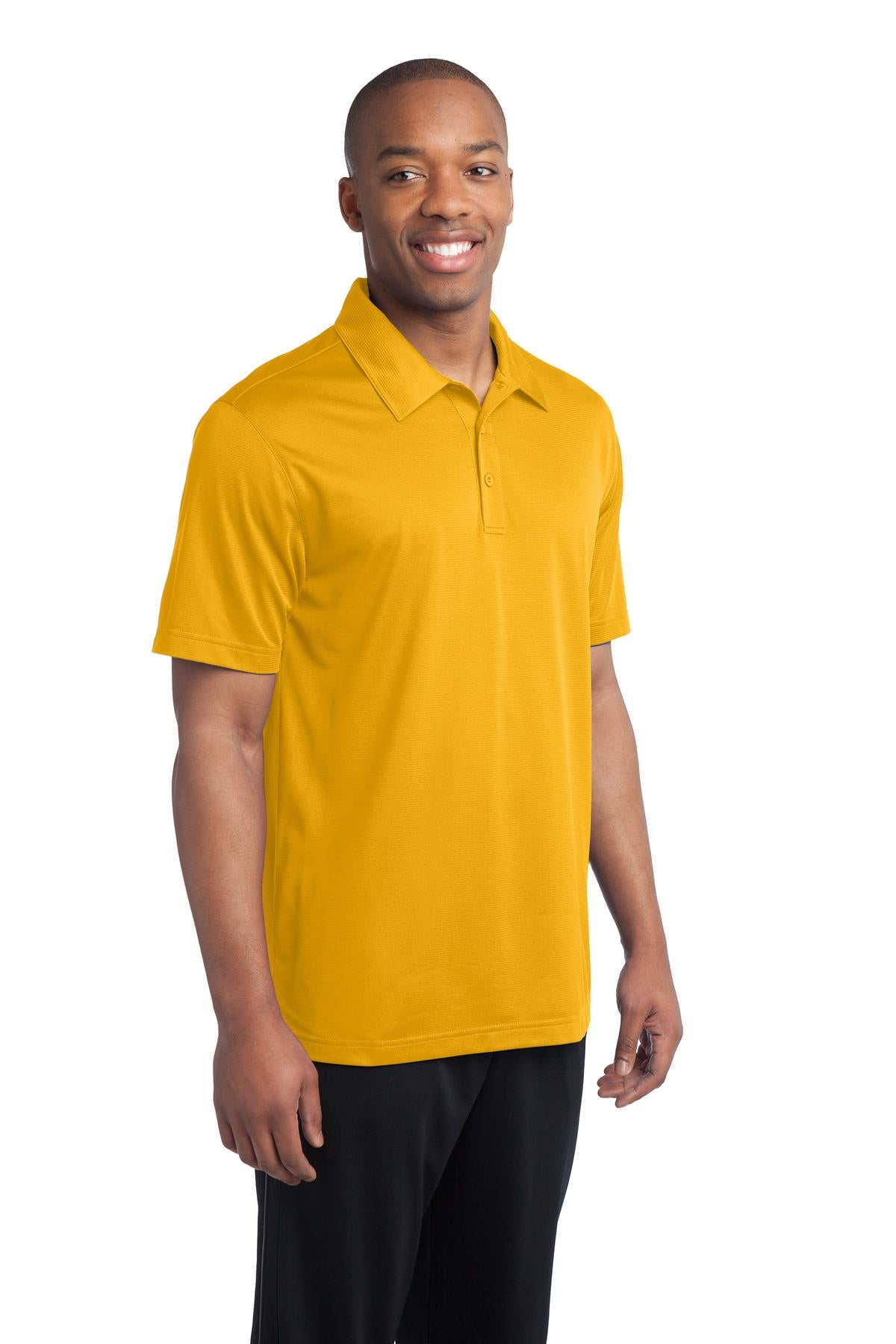 Gold Sport-Tek PosiCharge Active Textured Polo. ST690