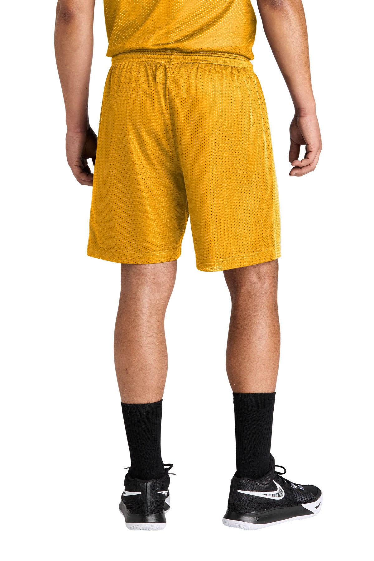Gold Sport-Tek PosiCharge Mesh 7" Short ST5100