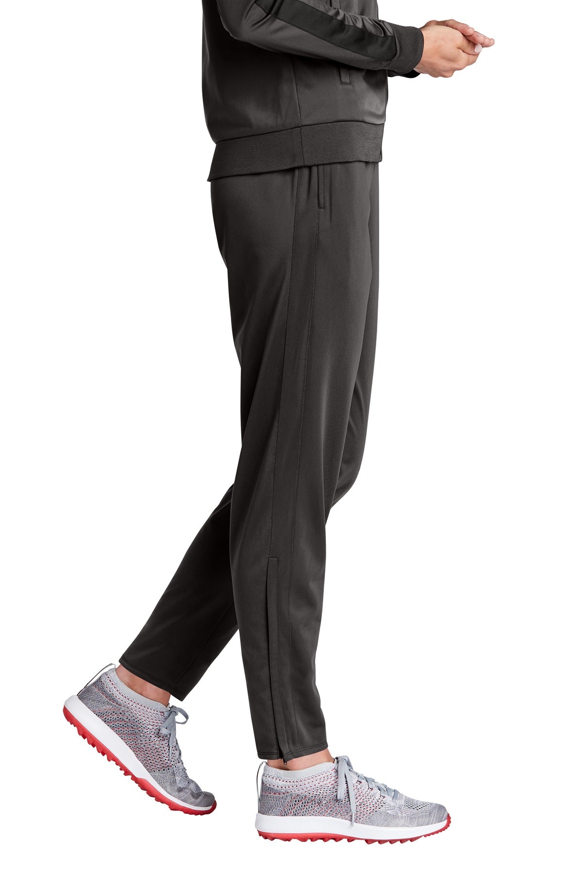 Graphite Grey Sport-Tek Women's Tricot Track Jogger. LPST95
