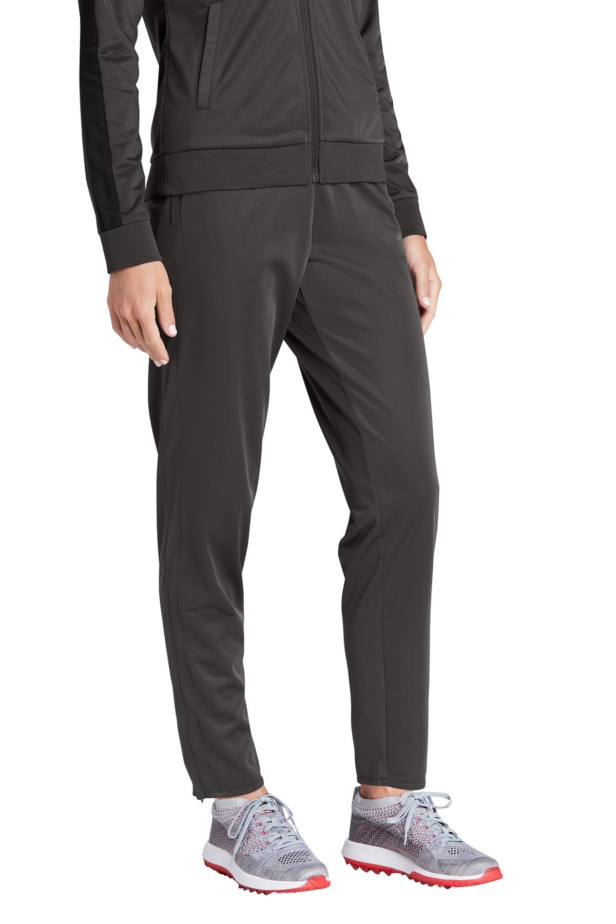 Graphite Grey Sport-Tek Women's Tricot Track Jogger. LPST95