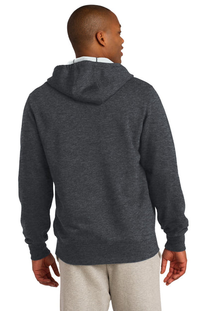 Graphite Hthr Sport-Tek Full-Zip Hooded Sweatshirt. ST258