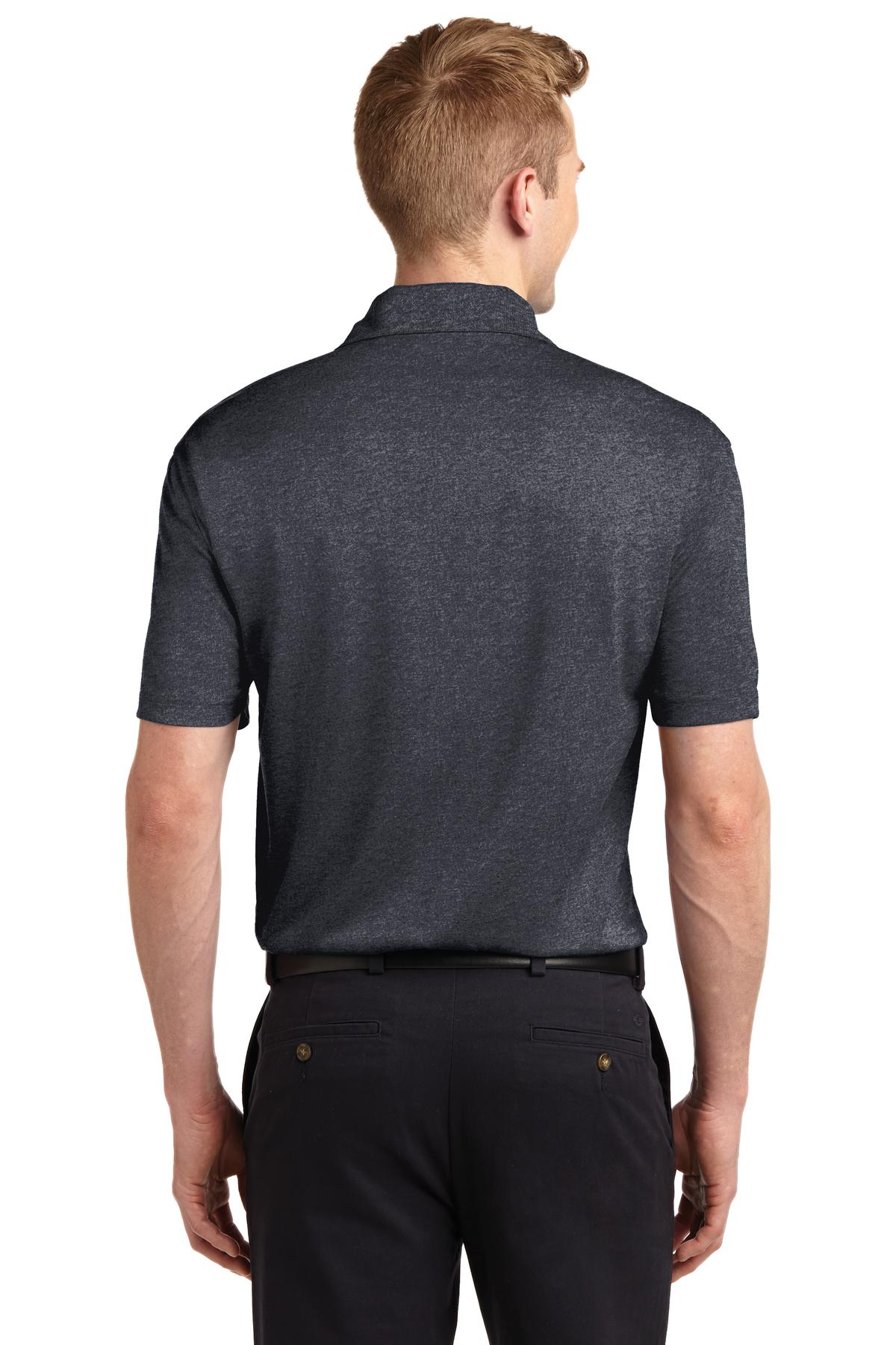 Graphite Hthr Sport-Tek Heather Contender Polo. ST660