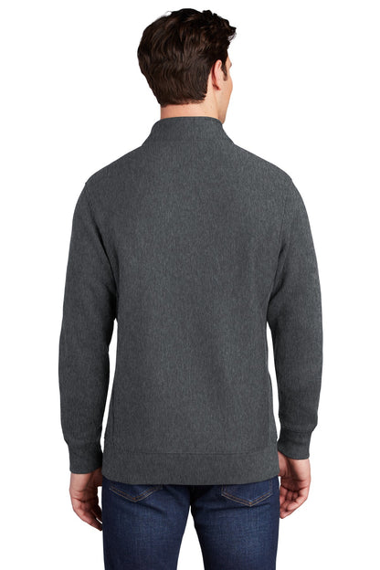 Graphite Hthr Sport-Tek Super Heavyweight Full-Zip Sweatshirt ST284