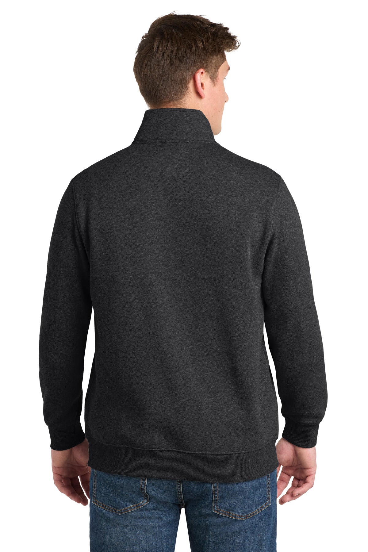 Graphite Hthr Sport-Tek Tall 1/4-Zip Sweatshirt. TST253