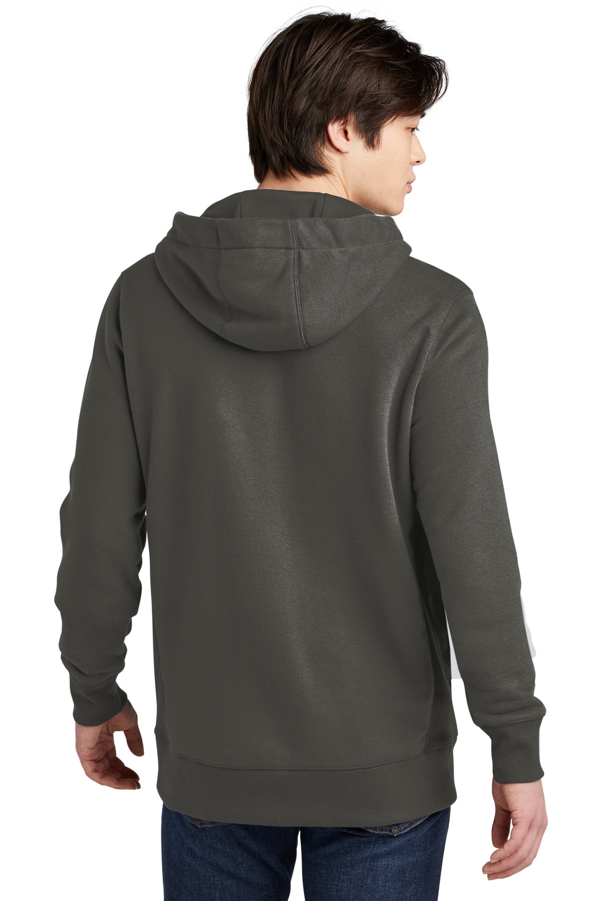 Graphite New Era French Terry Pullover Hoodie. NEA500