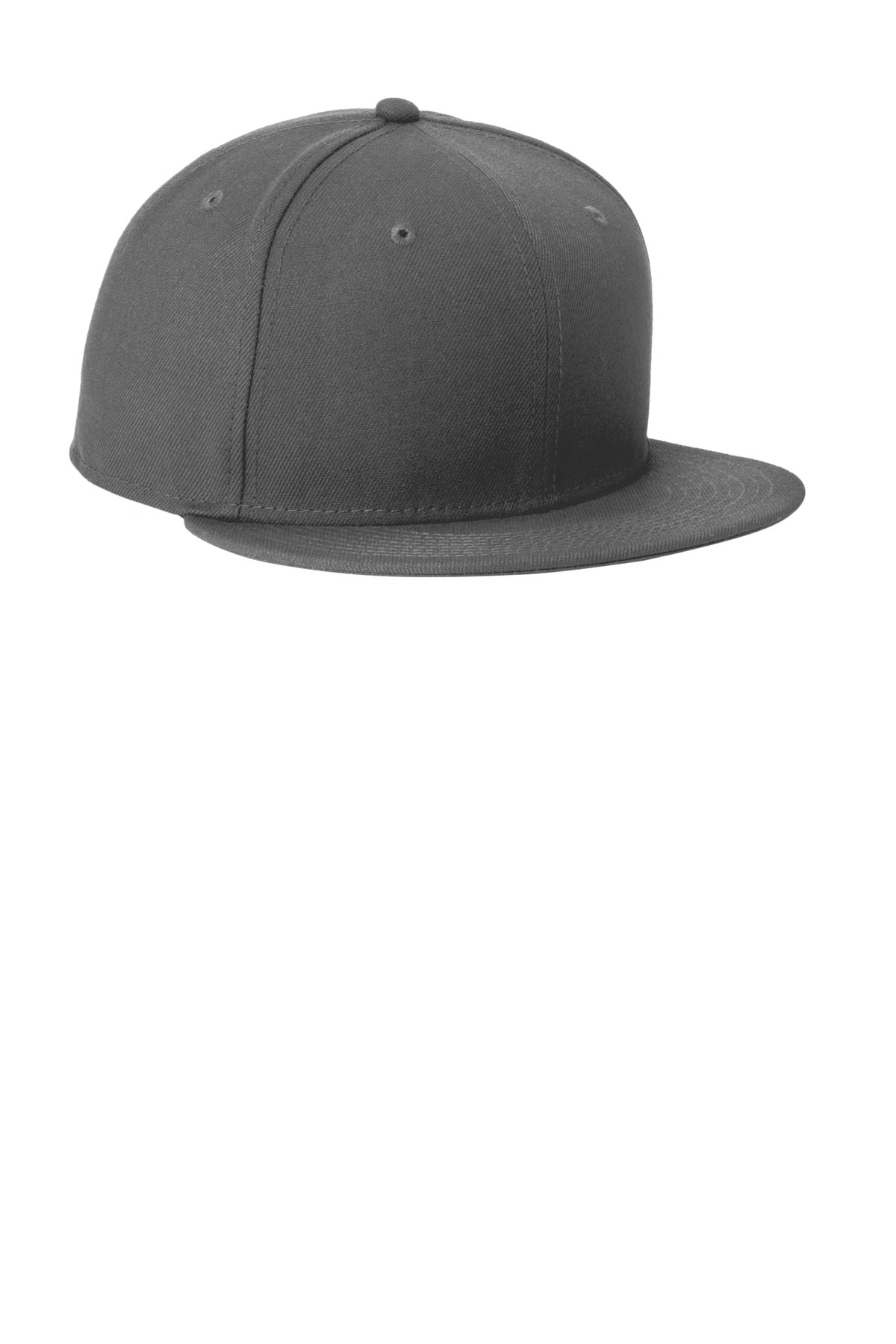 Graphite New Era Standard Fit Flat Bill Snapback Cap NE4020