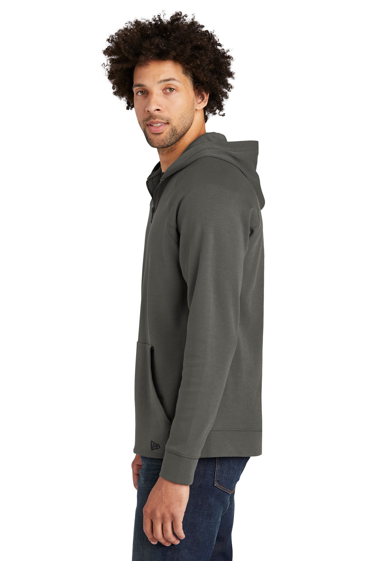 Graphite New Era STS 1/4-Zip Hoodie NEA541