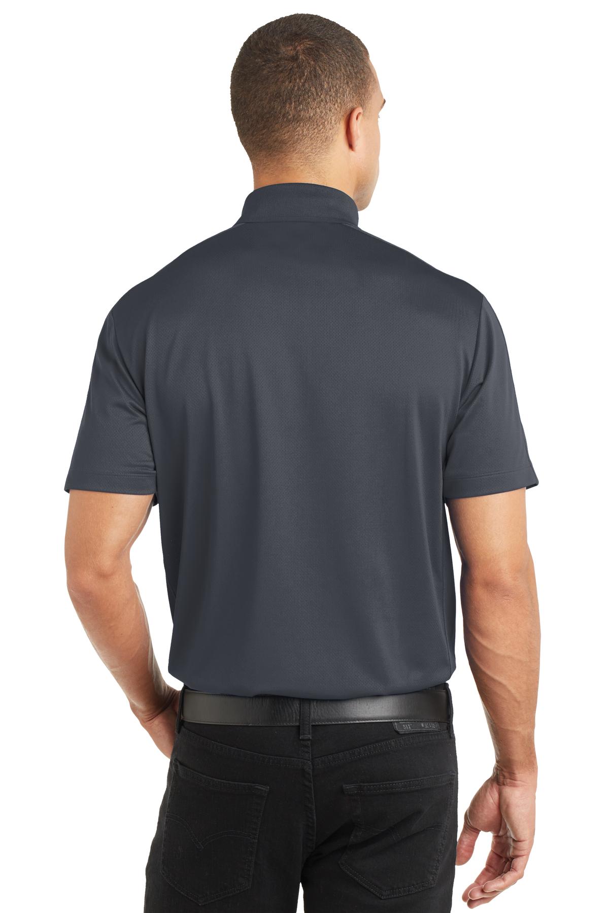 Graphite Port Authority Diamond Jacquard Polo. K569