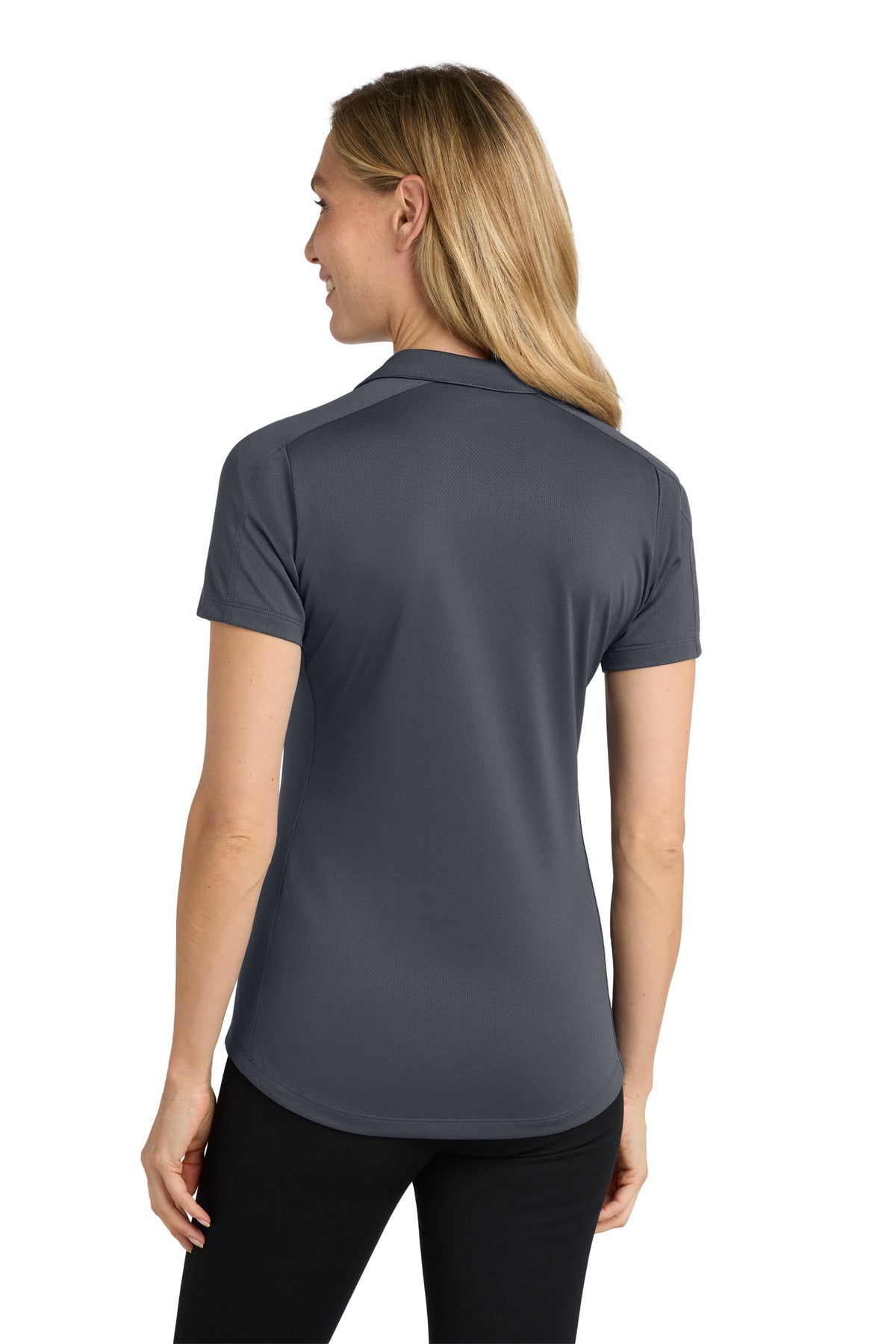 Graphite Port Authority Women's Diamond Jacquard Polo. L569