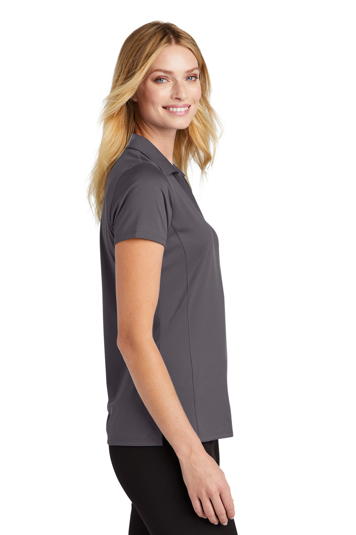 Graphite Port Authority Women's Performance Staff Polo LK398