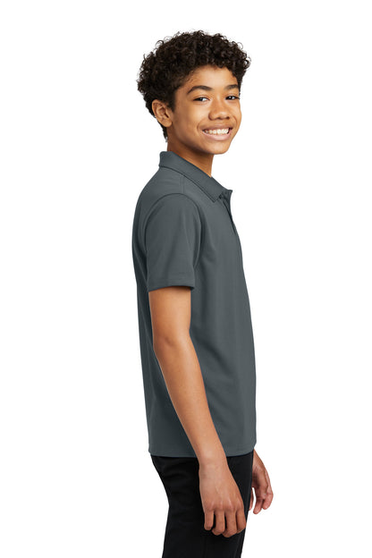 Graphite Port Authority Youth Dry Zone UV Micro-Mesh Polo Y110