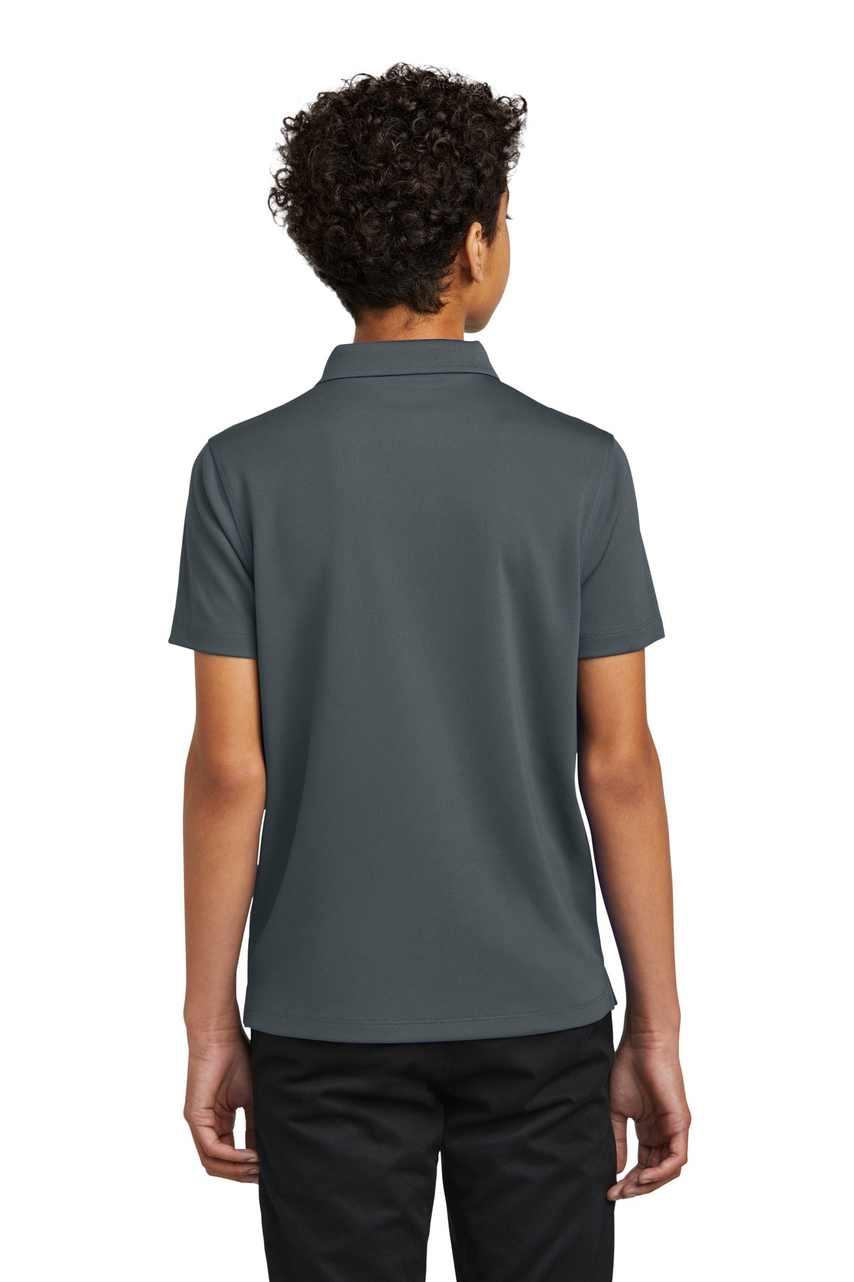 Graphite Port Authority Youth Dry Zone UV Micro-Mesh Polo Y110