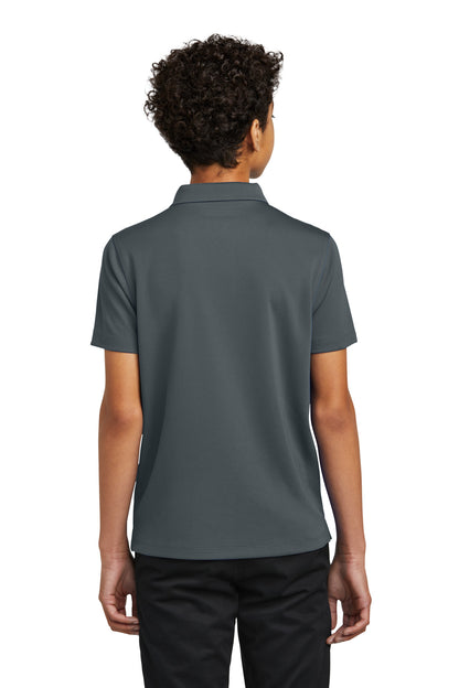 Graphite Port Authority Youth Dry Zone UV Micro-Mesh Polo Y110