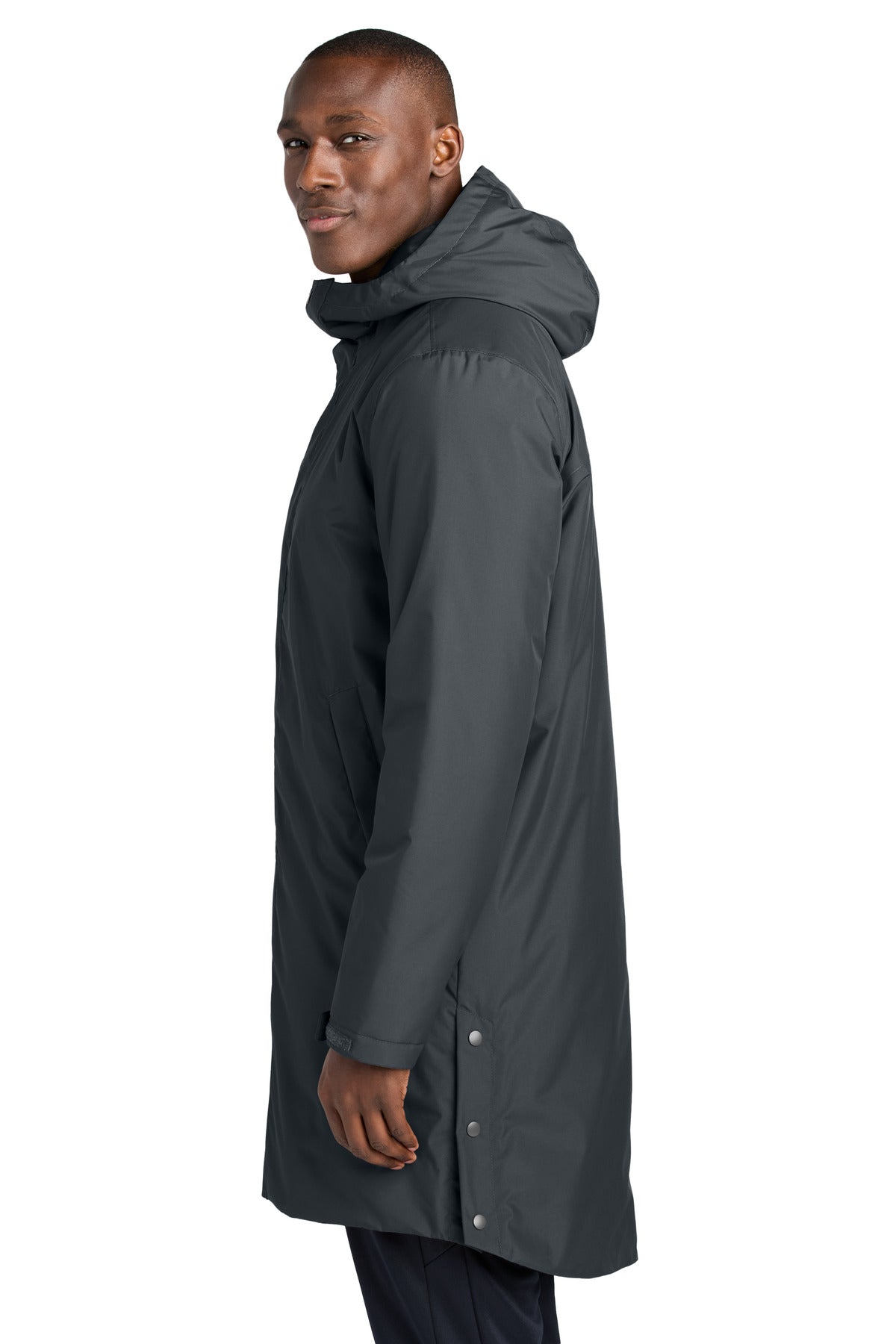 Graphite Sport-Tek Waterproof Insulated Sideline Parka JST55