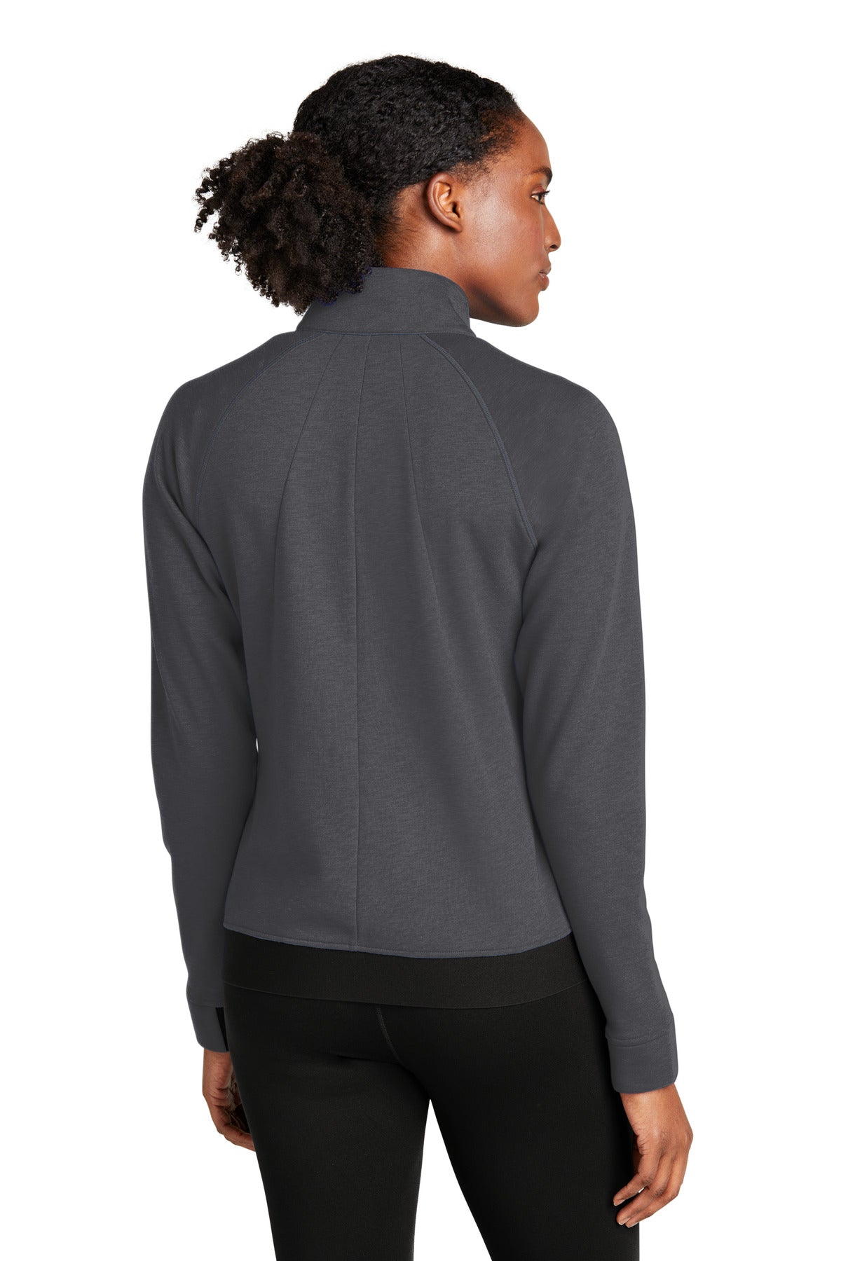 Graphite Sport-Tek Women's PosiCharge Strive Full-Zip LST570