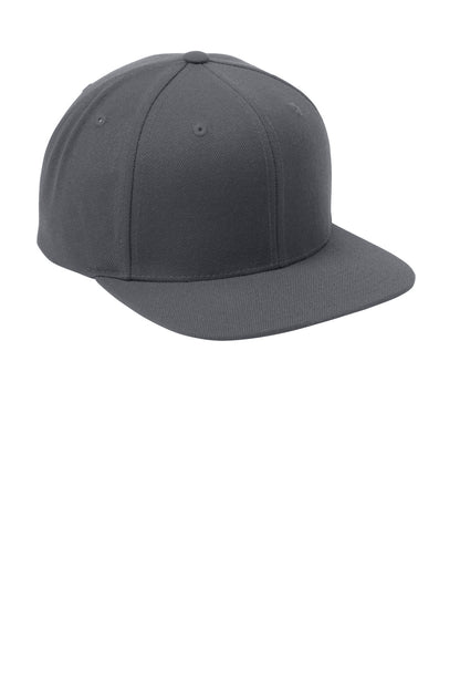 Graphite Sport-Tek YP Classics Flat Bill Snapback Cap. STC19