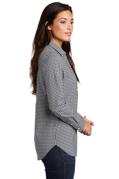Graphite/White Port Authority Ladies City Stretch Tunic LW680