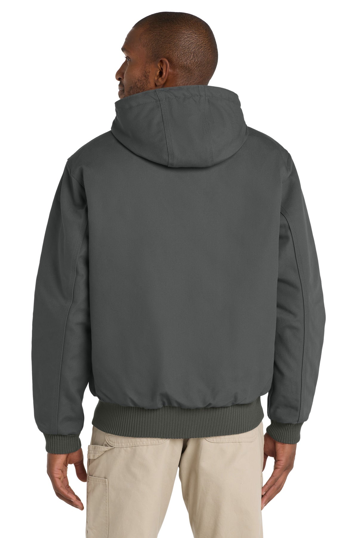 Gravel Carhartt Quilted-Flanne-Lined Duck Active Jac. CT106677