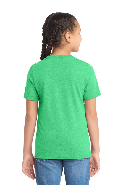 Green Frost District Youth Perfect Tri Tee. DT130Y